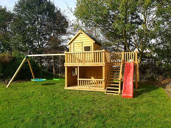 Otters Cottage Deluxe With Heavy Duty Nest Swing - Image 11