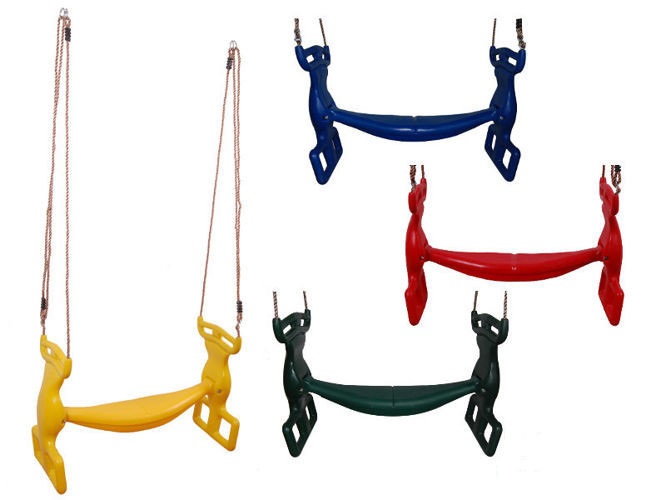 Double Plastic Swing Seat