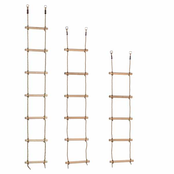 Rope Ladder with 6 Wooden Rungs