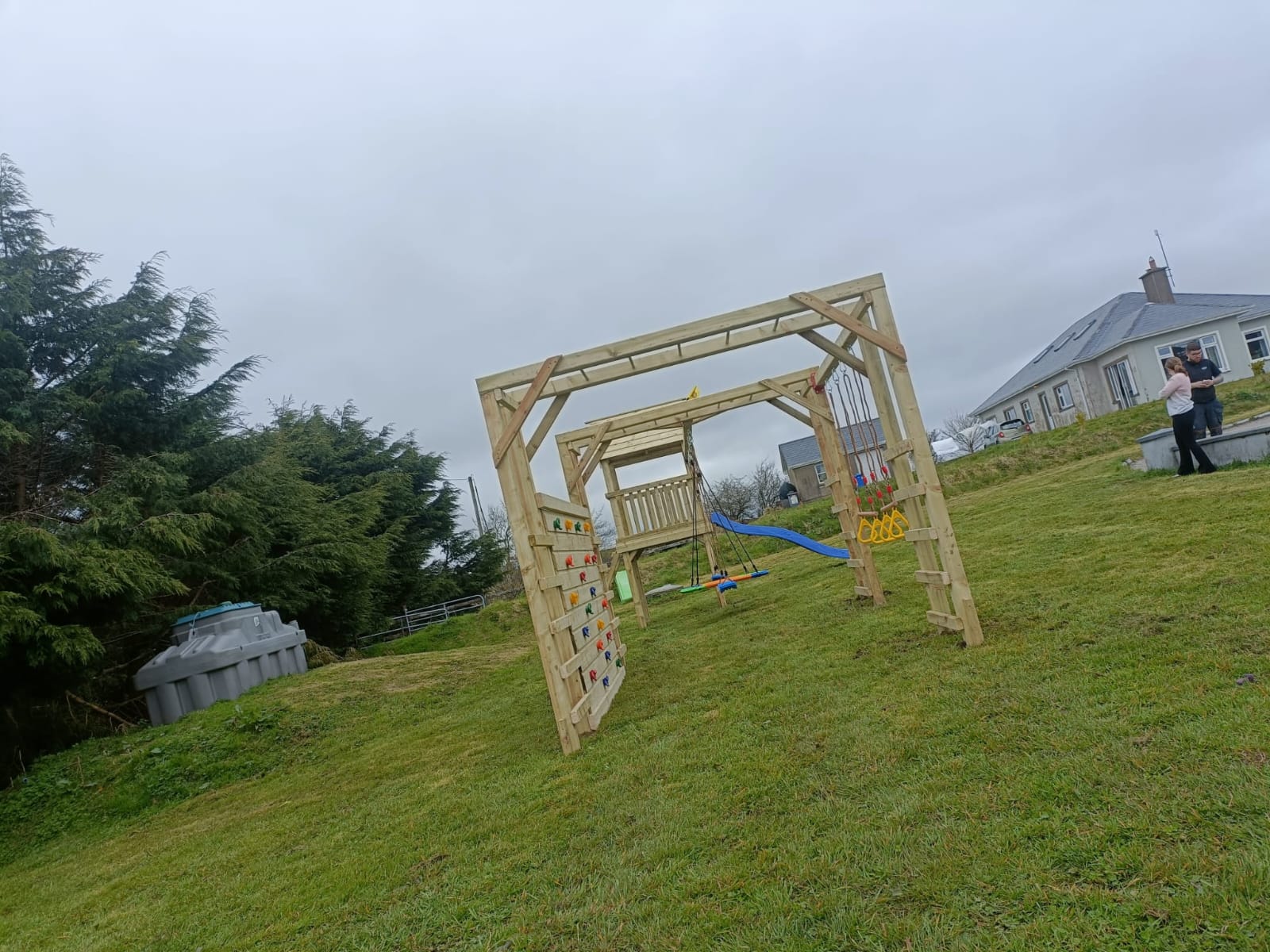 Garden Gym Frame Connected to Cubby Tower - Best Value - Image 15