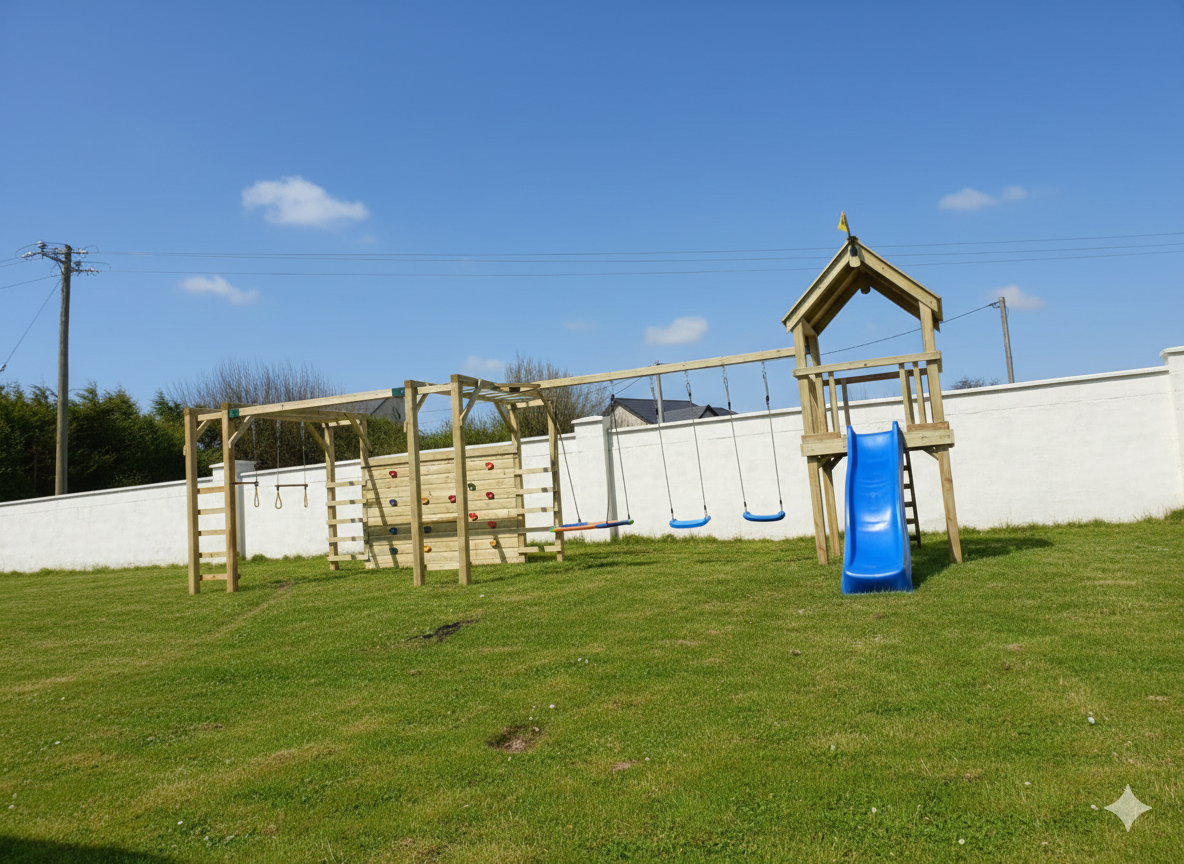 Garden Gym Frame Connected to Cubby Tower - Best Value - Image 18