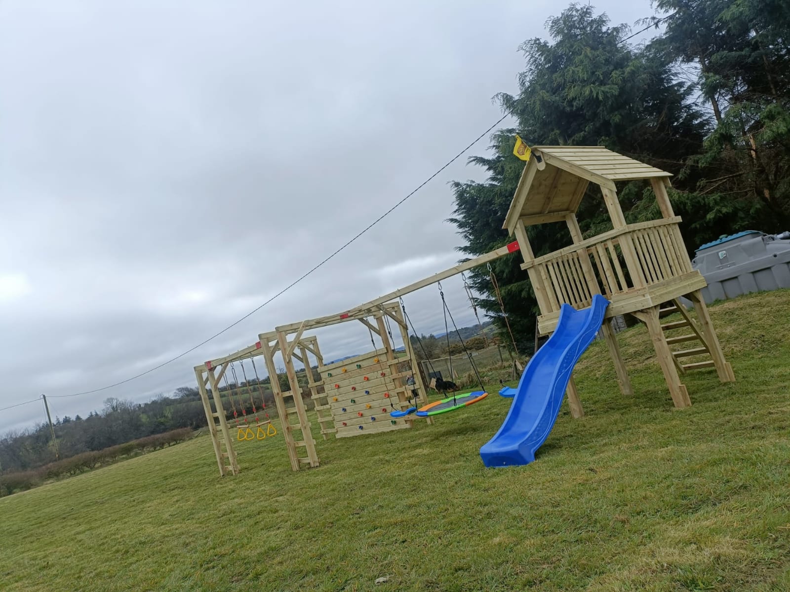 Garden Gym Frame Connected to Cubby Tower - Best Value - Image 7