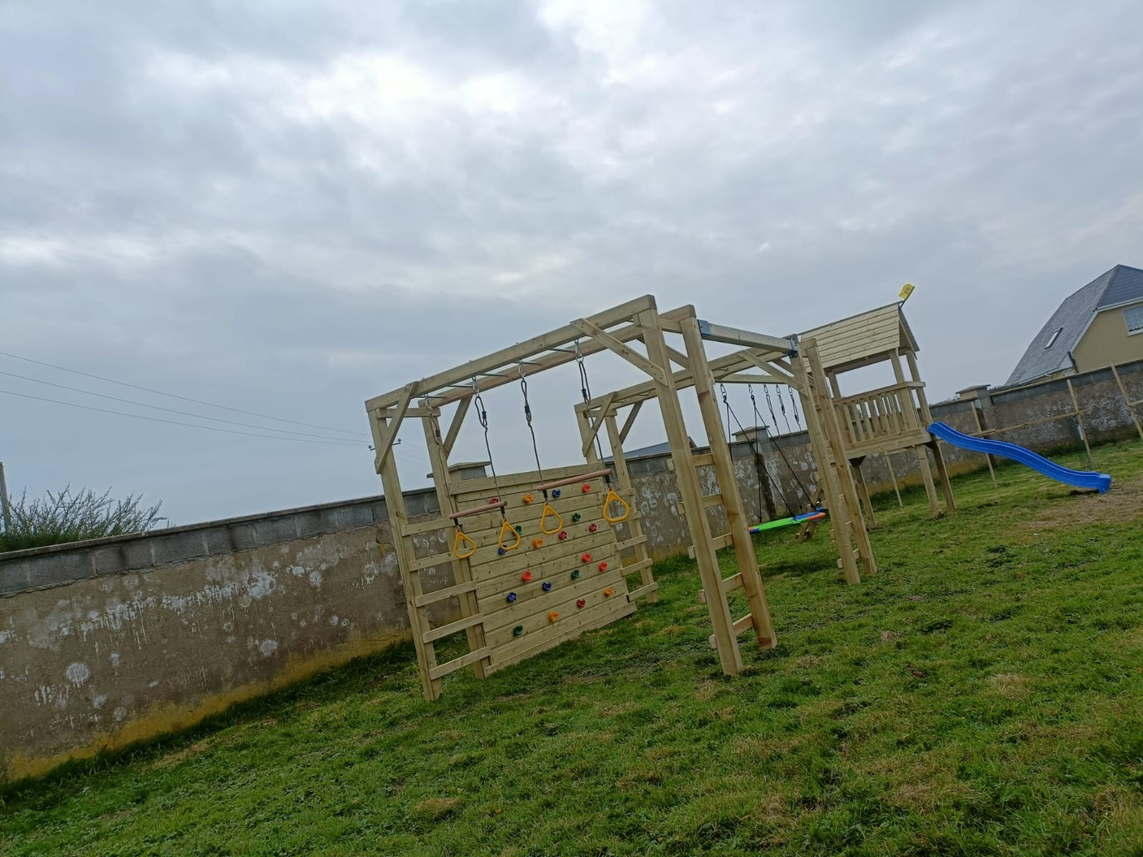 Garden Gym Frame Connected to Cubby Tower - Best Value - Image 11