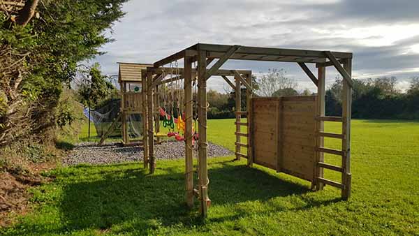 Garden Gym Frame Connected to Cubby Tower - Best Value - Image 2