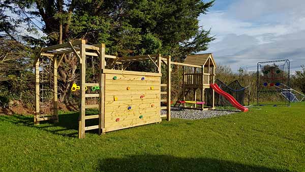 Garden Gym Frame Connected to Cubby Tower - Best Value - Image 3