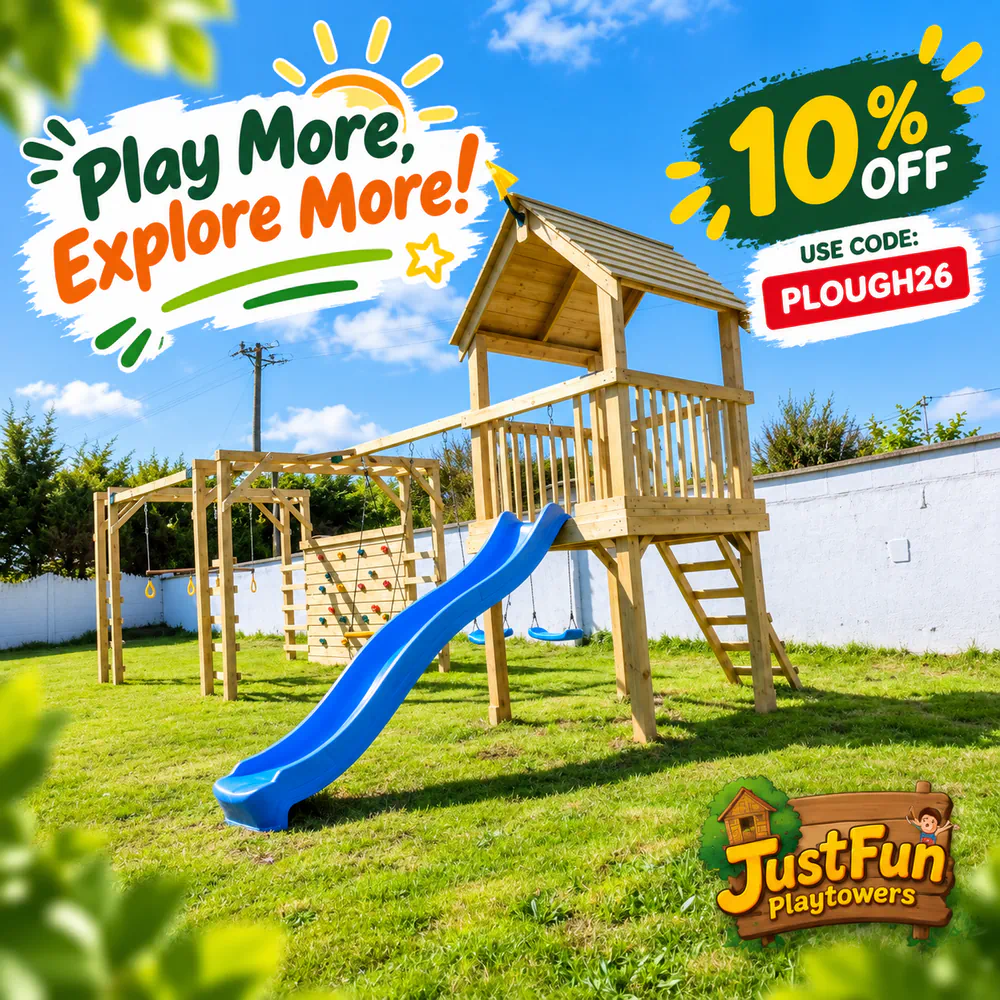 Garden Gym Frame Connected to Cubby Tower - Best Value