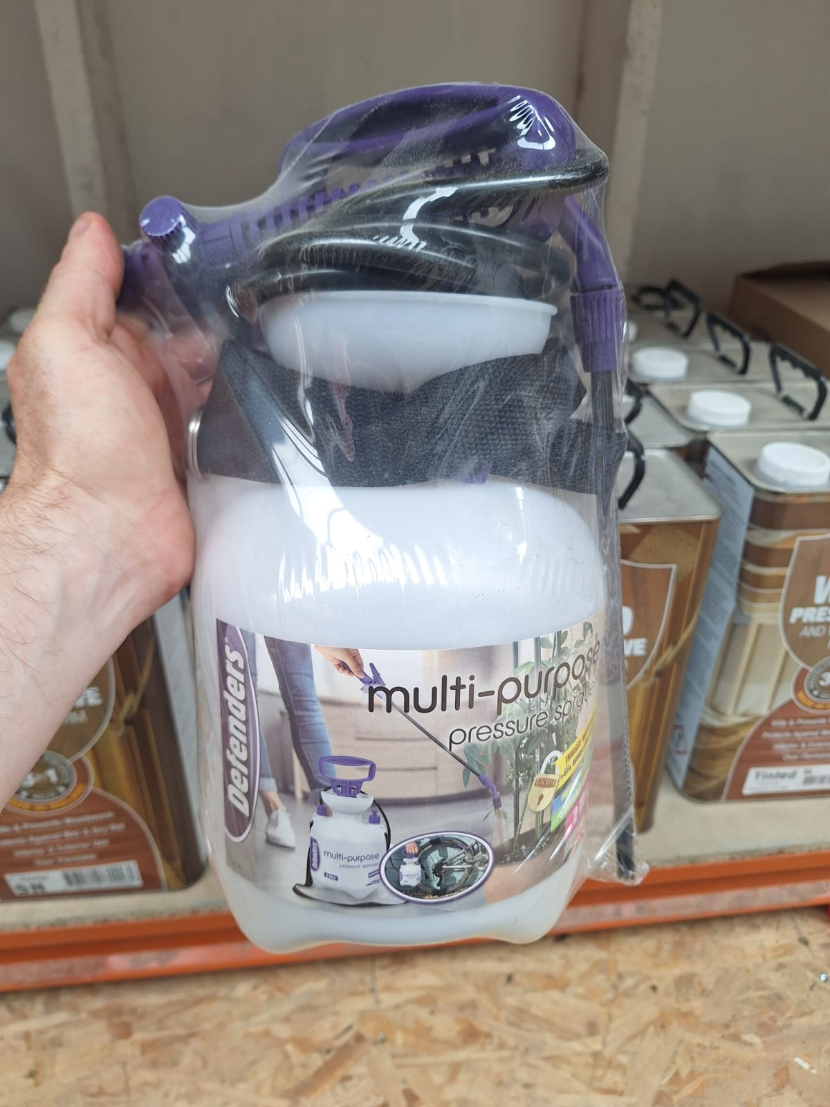 Defenders Multi-Purpose Pump Action Home & Garden Pressure Sprayer - 5Ltr
