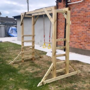 8ft Monkey Bars climbing frame2