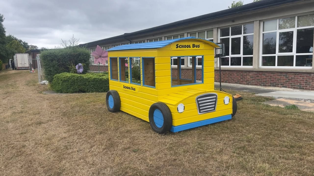 school bus front side