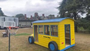 school bus backside